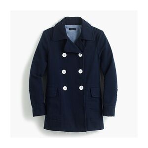J. Crew Heavyweight Twill Peacoat